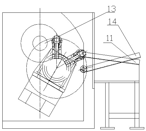 Numerical control lathe mechanical hand suitable for production of disc type parts