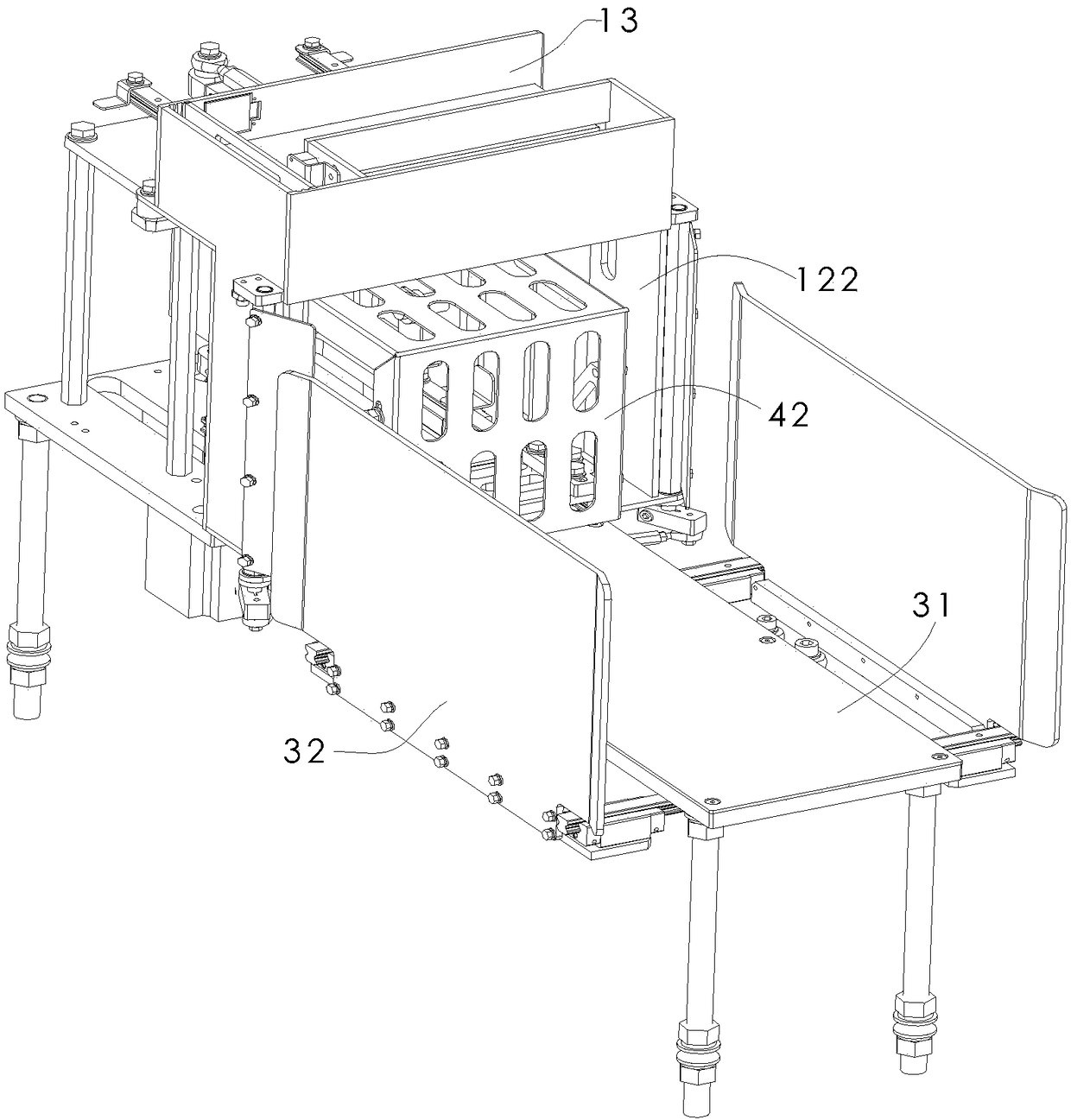 A cigarette stacking device