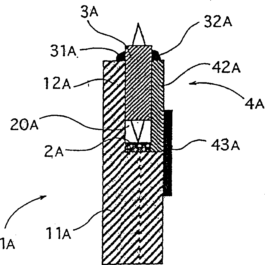 LED print-head and producing method thereof, and methof for producing LED substrate and pasting method thereof