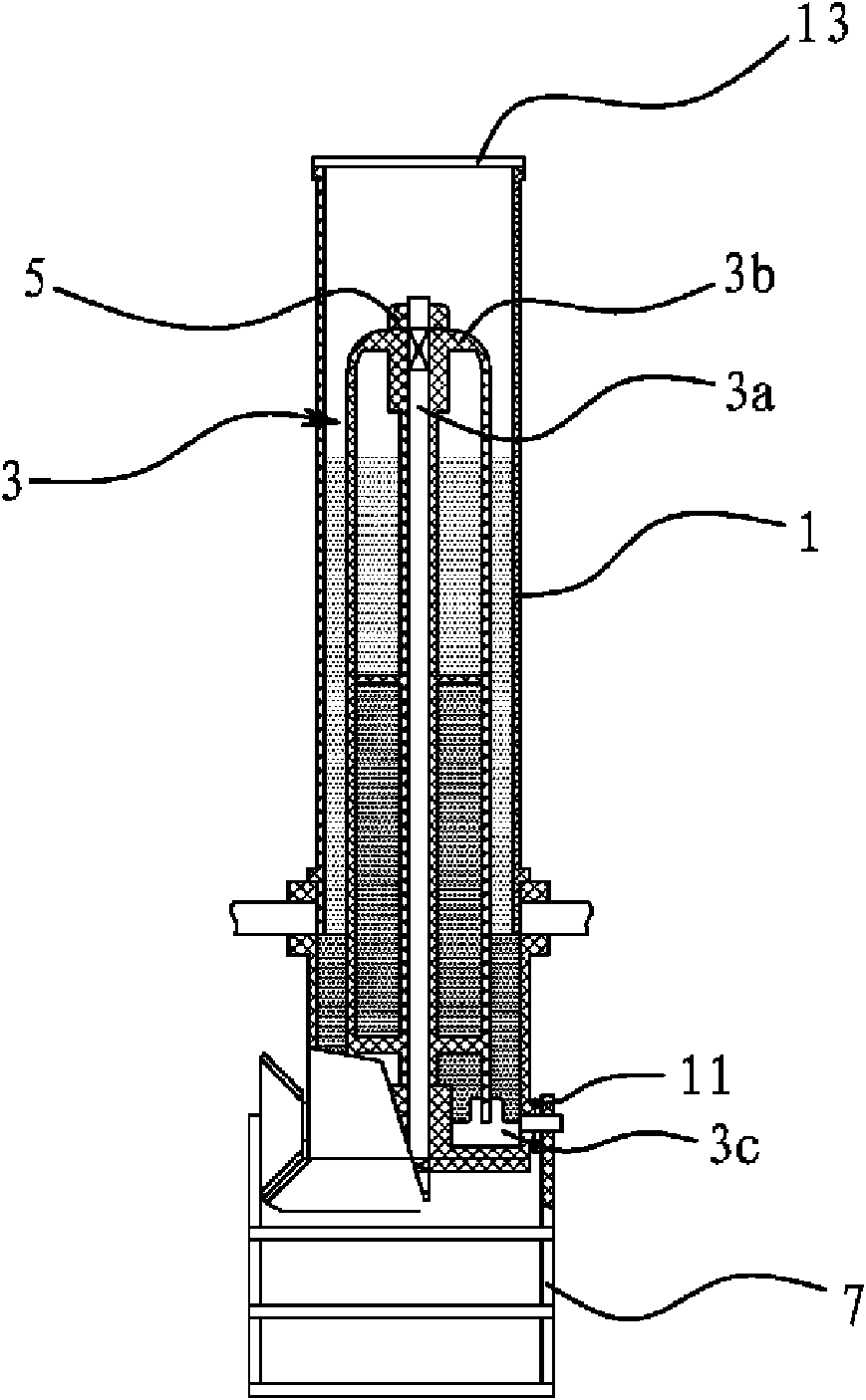 Granular sauce storage device