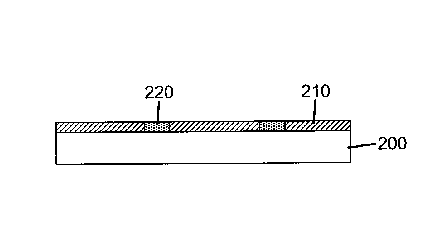 Method of making electronic devices using selective deposition