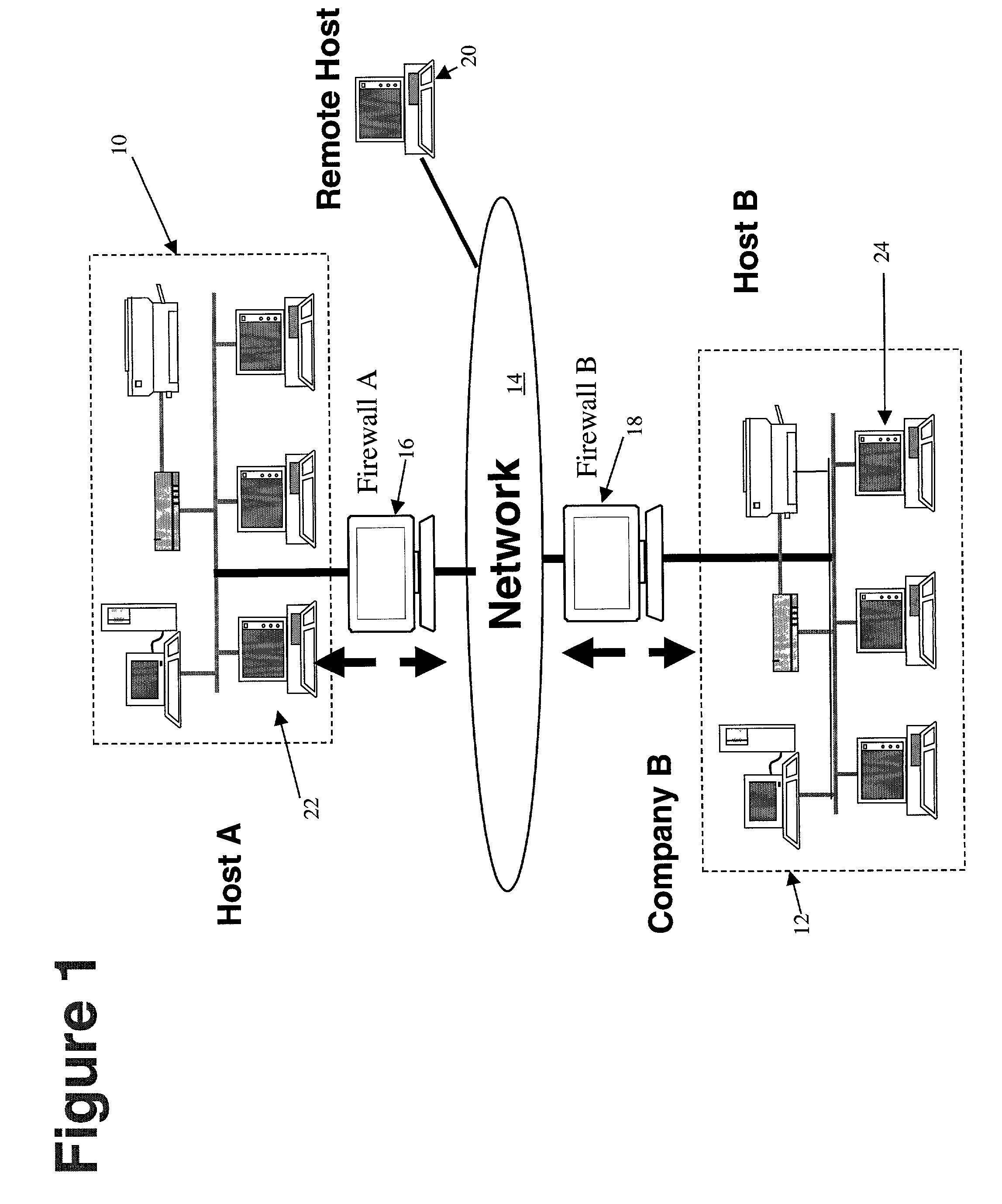 Method and apparatus for securely transmitting encrypted data through a firewall and for monitoring user traffic