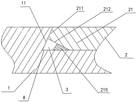 A radial and axial double-locking marine drill pipe threaded joint