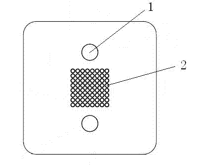 Processing technology of intensive type tinier hole