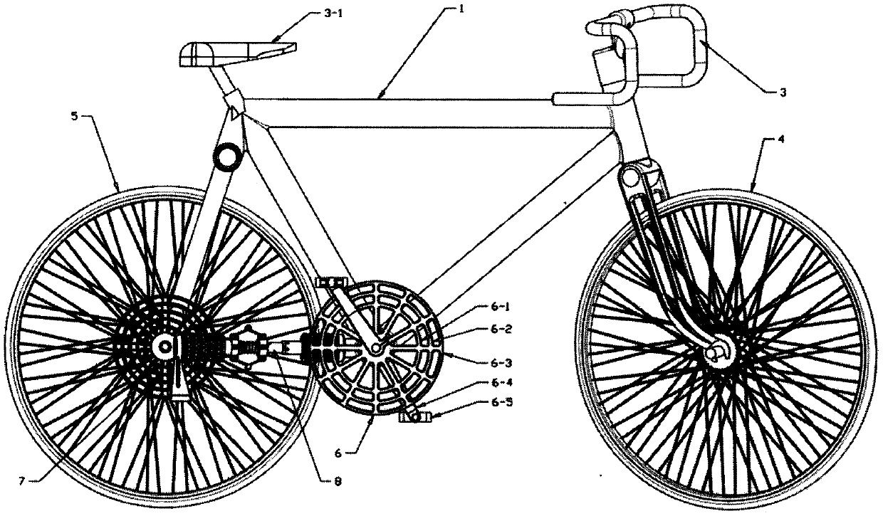 Bicycle speed change system and assembly thereof