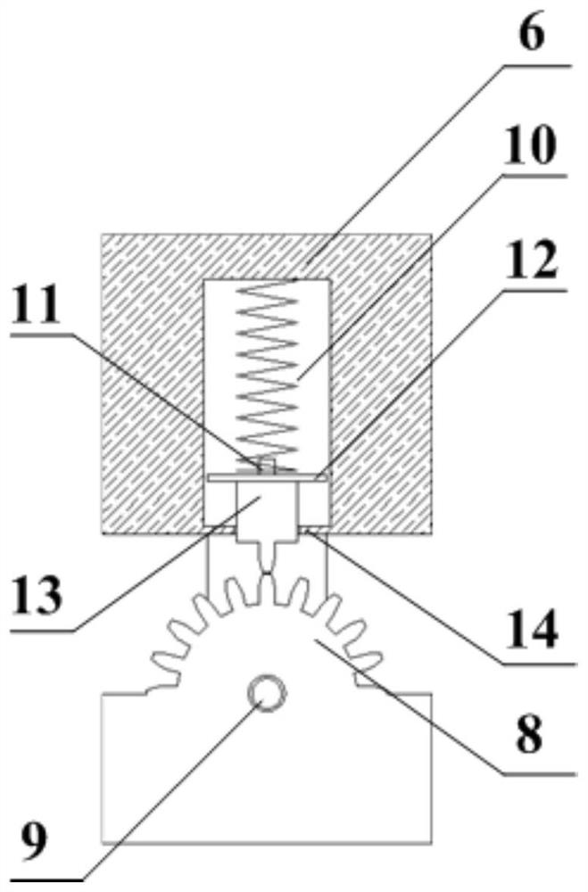 Suspension type self-adjusting ultrasonic scanning probe fixing frame