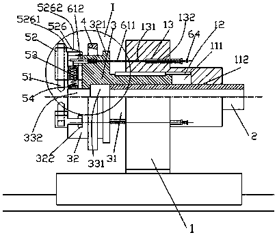 A device for turning slender threaded shafts on a lathe