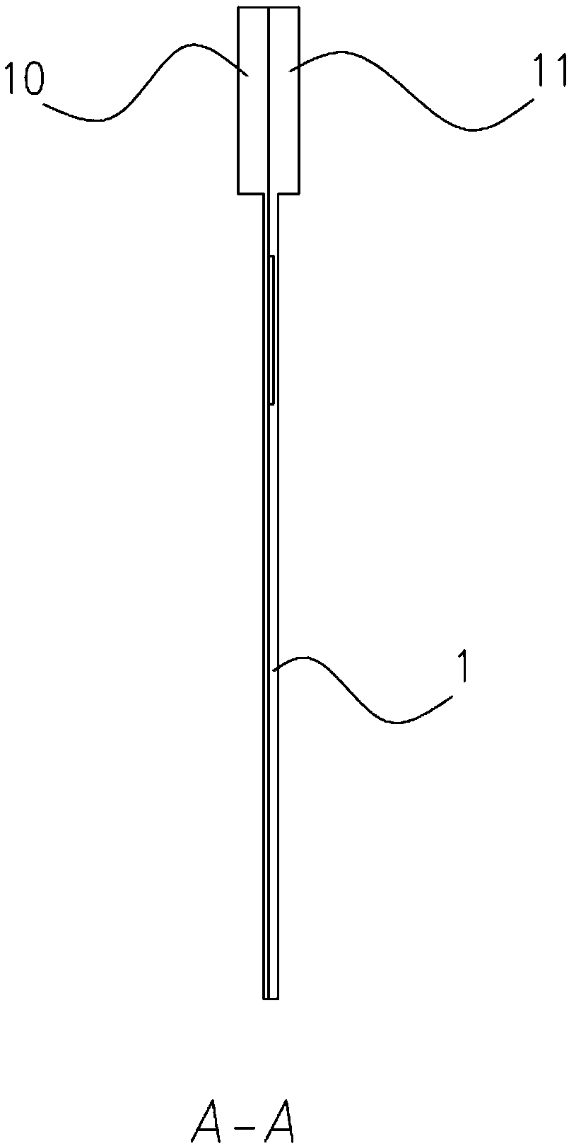 Ultra-thin temperature sensor and manufacturing method