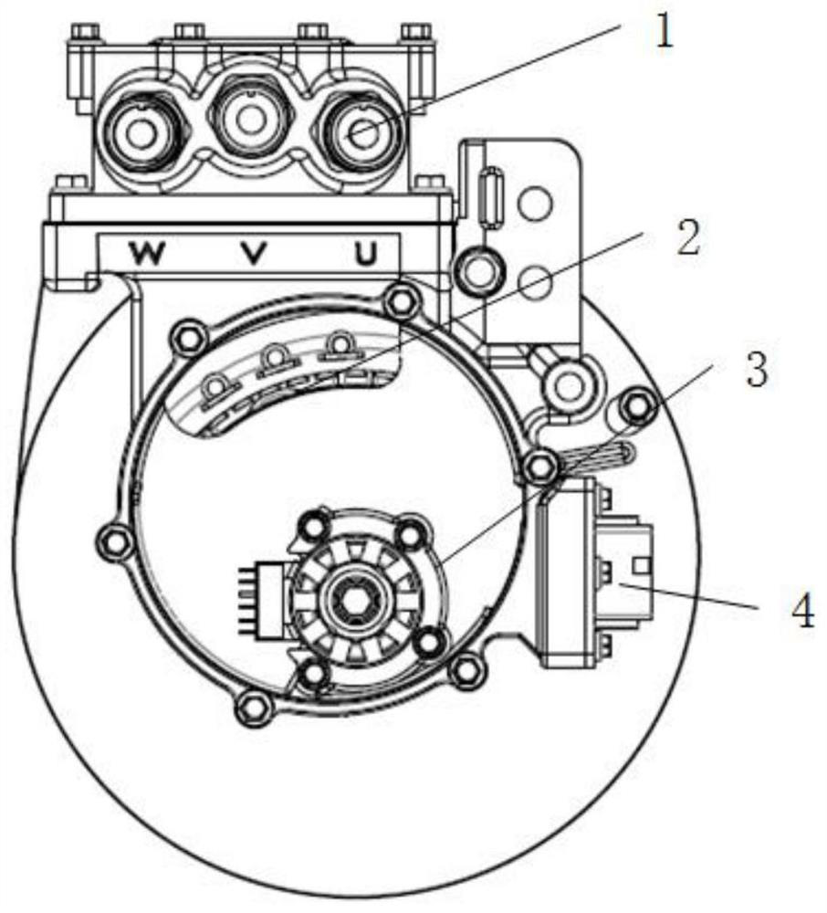 Driving motor resolver zero debugging method and device