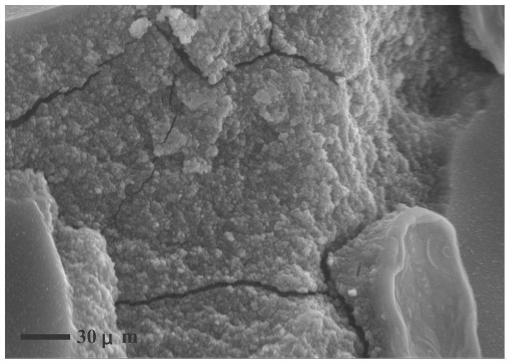 A carbon-doped double metal oxide material and its preparation method