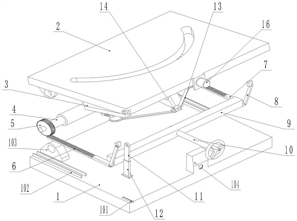 Lower limb lifting device for varicose veins