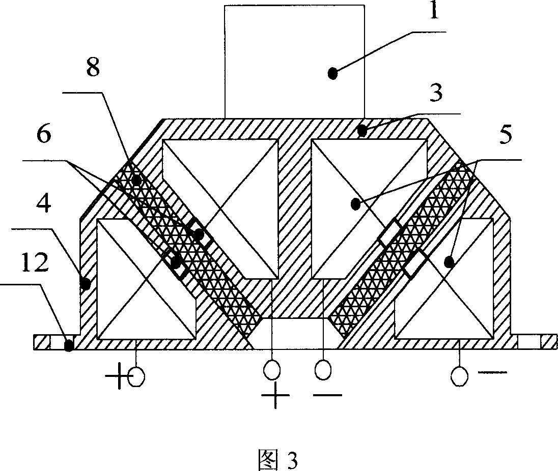 Magnetic flowing deformation elastomer frequency shift type attenuator and control method