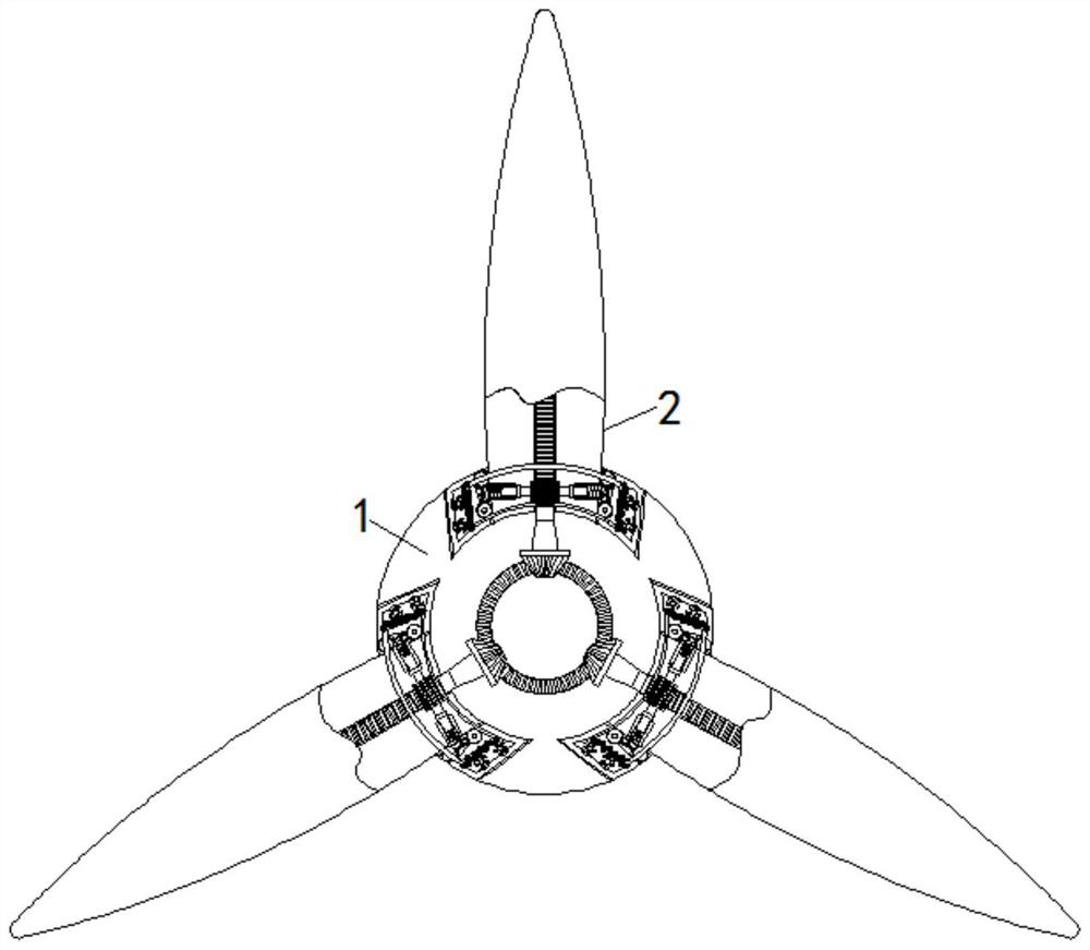 Energy-saving and environment-friendly wind power generation device with deicing function