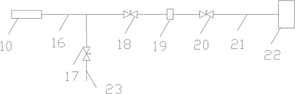 Pulverized coal sampling exhaust gas recycling device