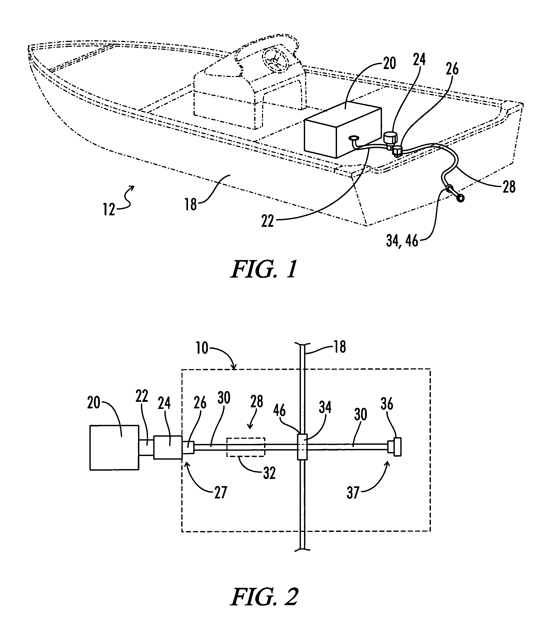 Livewell drainage system with integrated retractable hose assembly