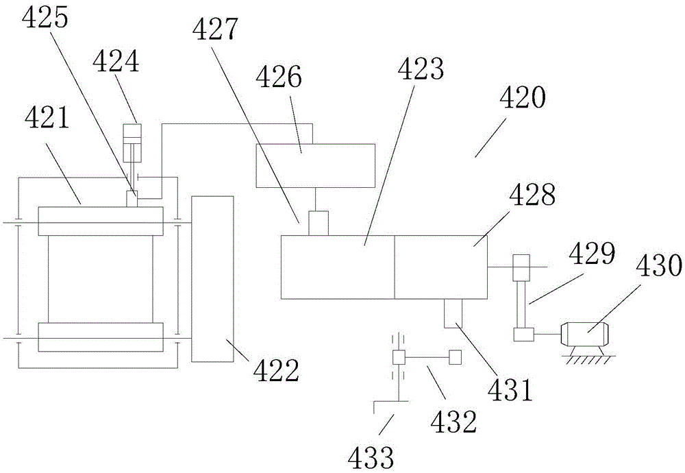Silk winding unit of silk winding and strip forming production device