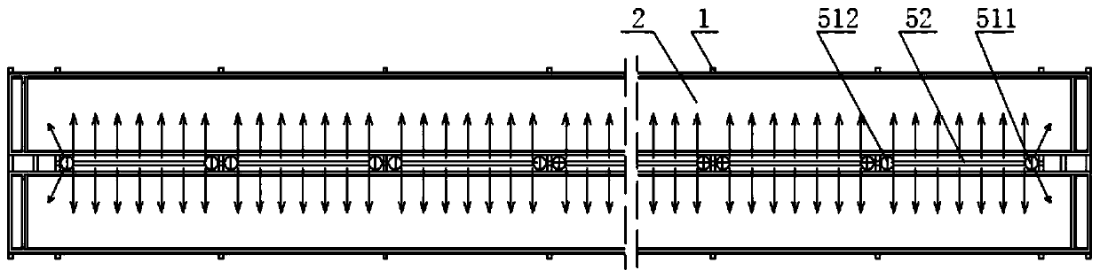 Plant factory vertical-horizontal tube ventilation method and device