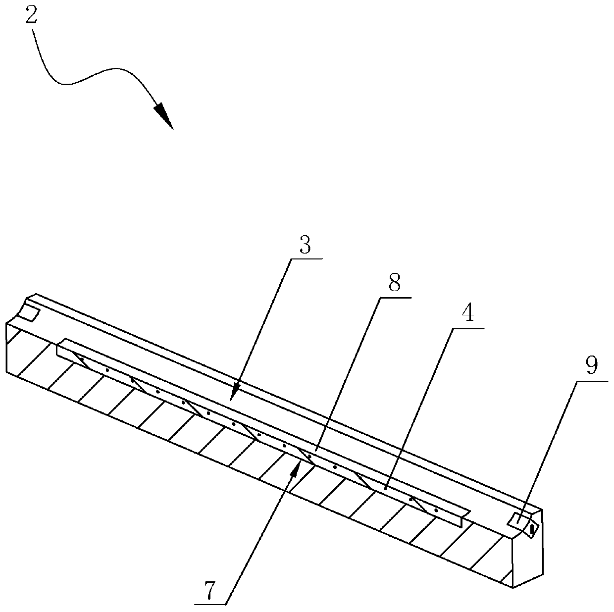 Civil defense door board bending process and device thereof