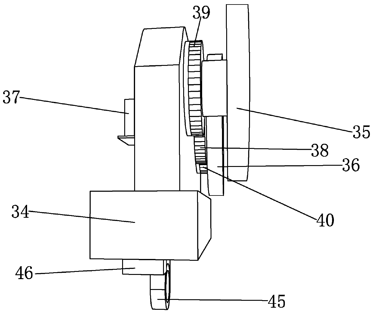 Automatic feeding device used for centerless grinding machine and feeding method thereof