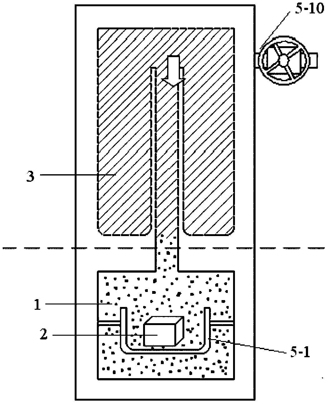 Supercritical fluid drying device and application method thereof