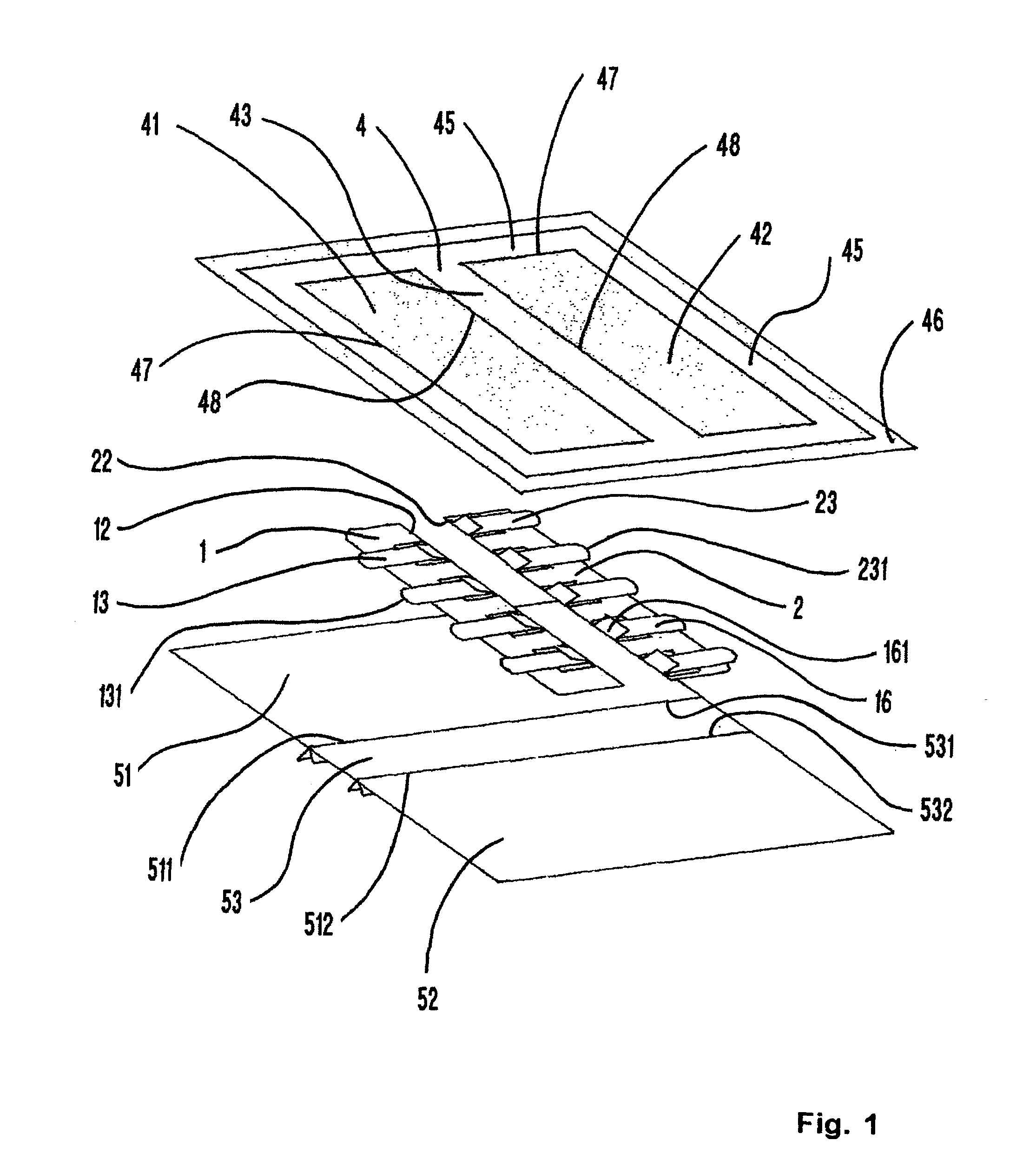 Device for adhering to the skin of a patient