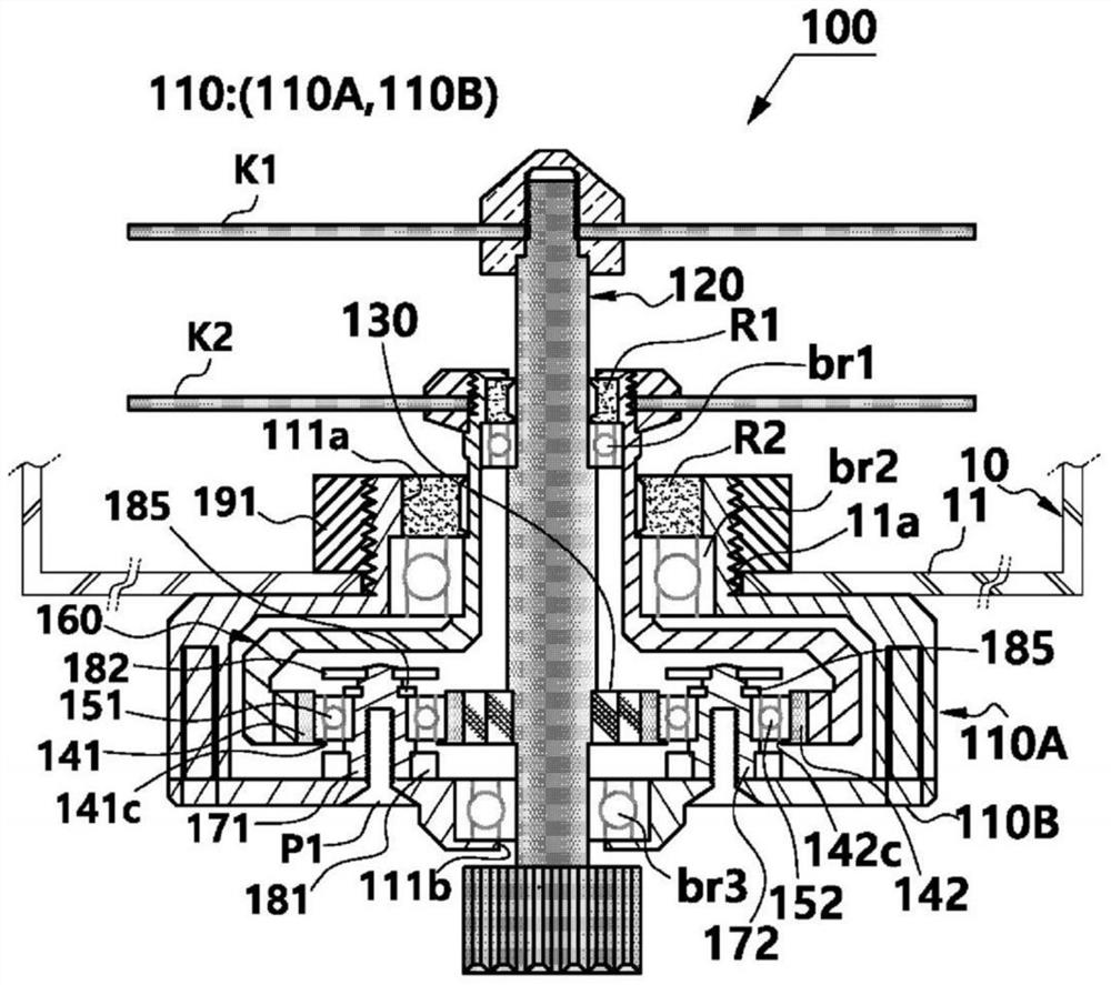 Bidirectional simultaneous rotary blade bundle for mixer