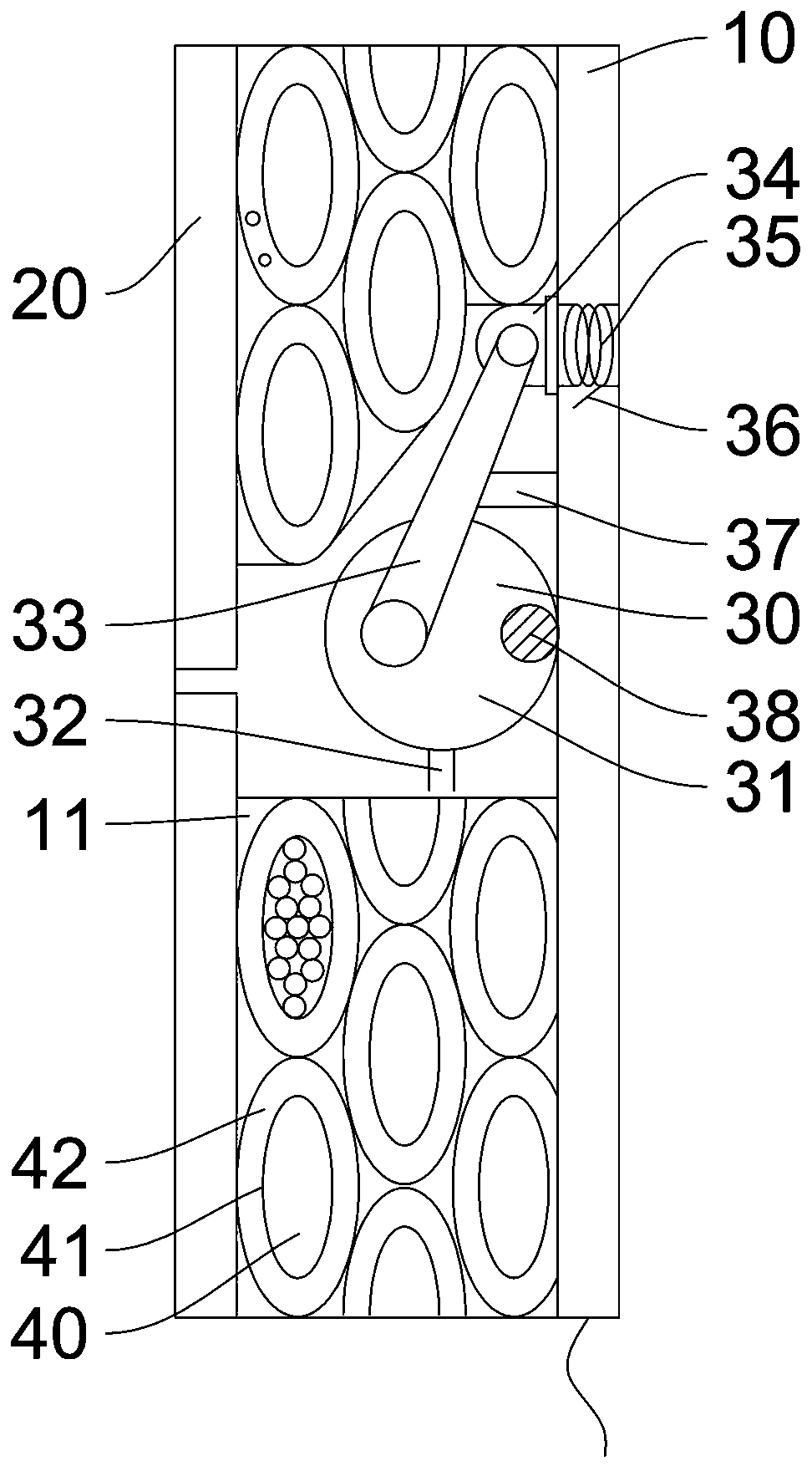 Building board with built-in installation nail