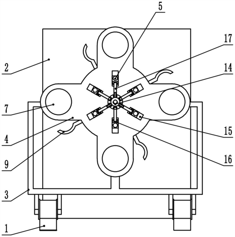 Pipe jacking device for subway construction