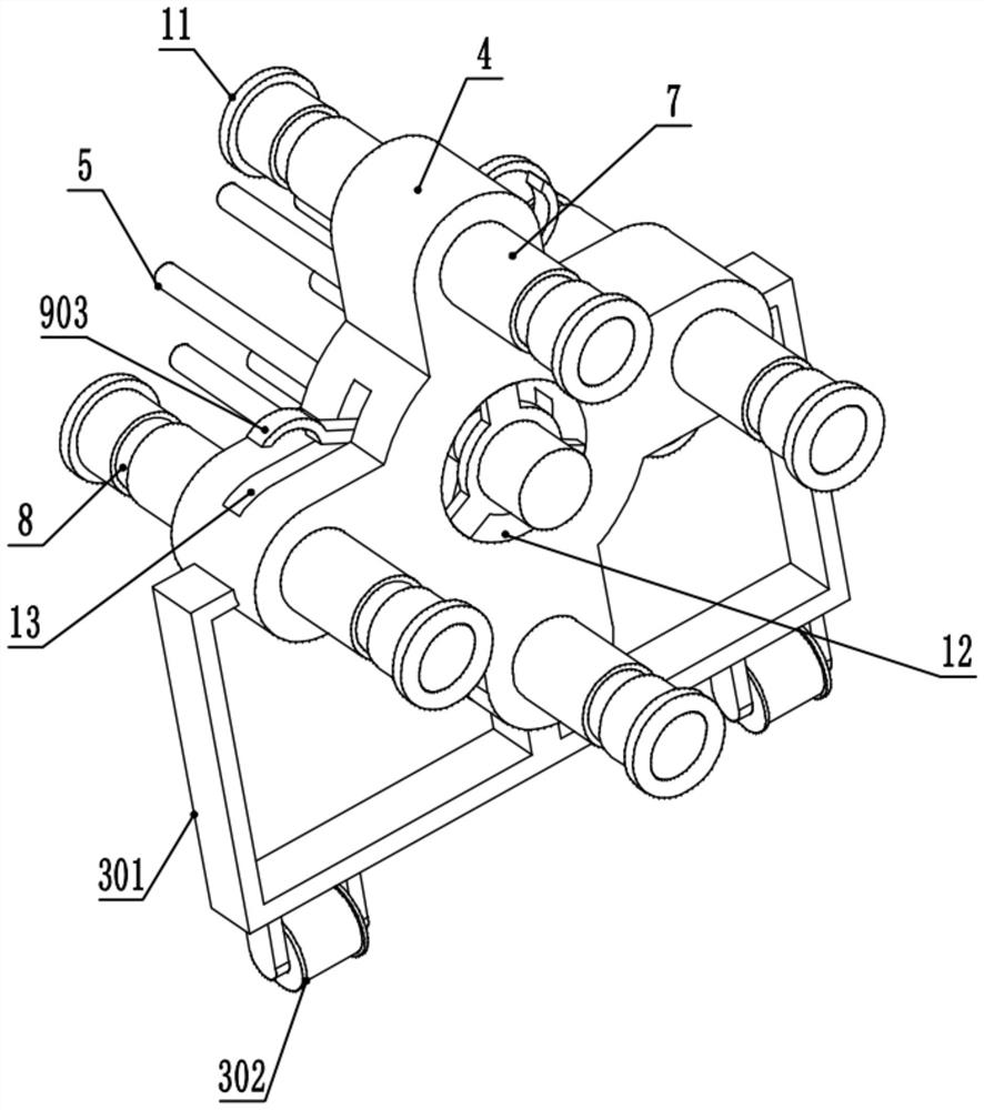 Pipe jacking device for subway construction