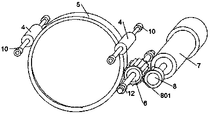 Fixing mechanism of punching machine for machining bicycle wheel spoke holes