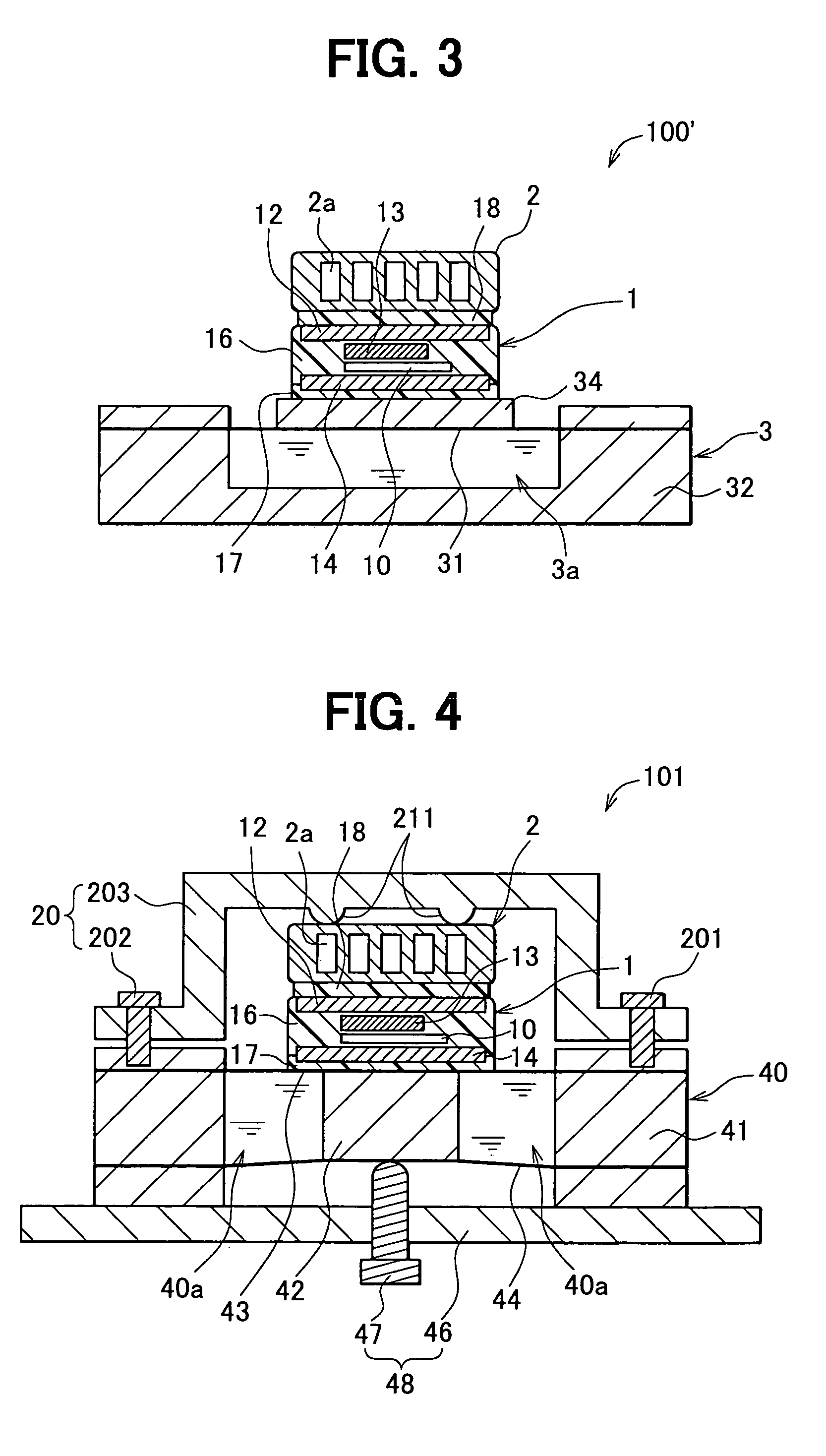 Double-sided cooling type semiconductor module