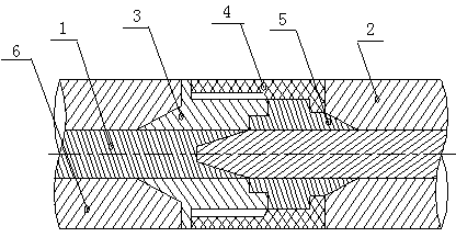 Transformer lead connection structure