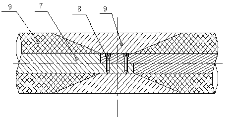 Transformer lead connection structure