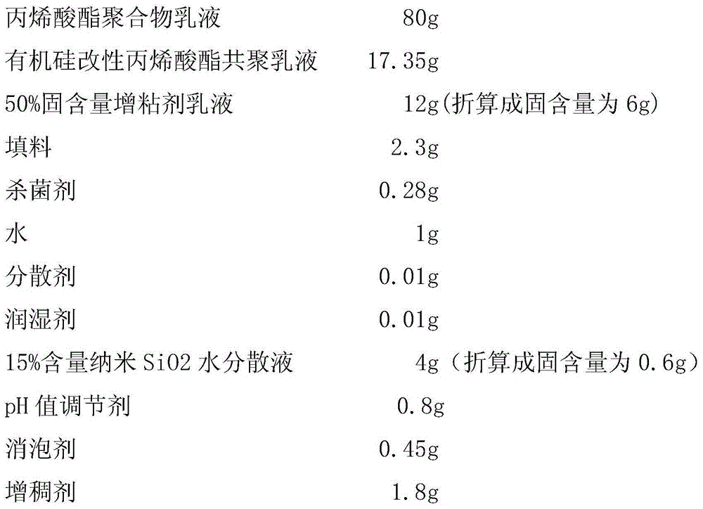 Nano-modified water-based weather-resistant sound isolation adhesive and preparation method thereof