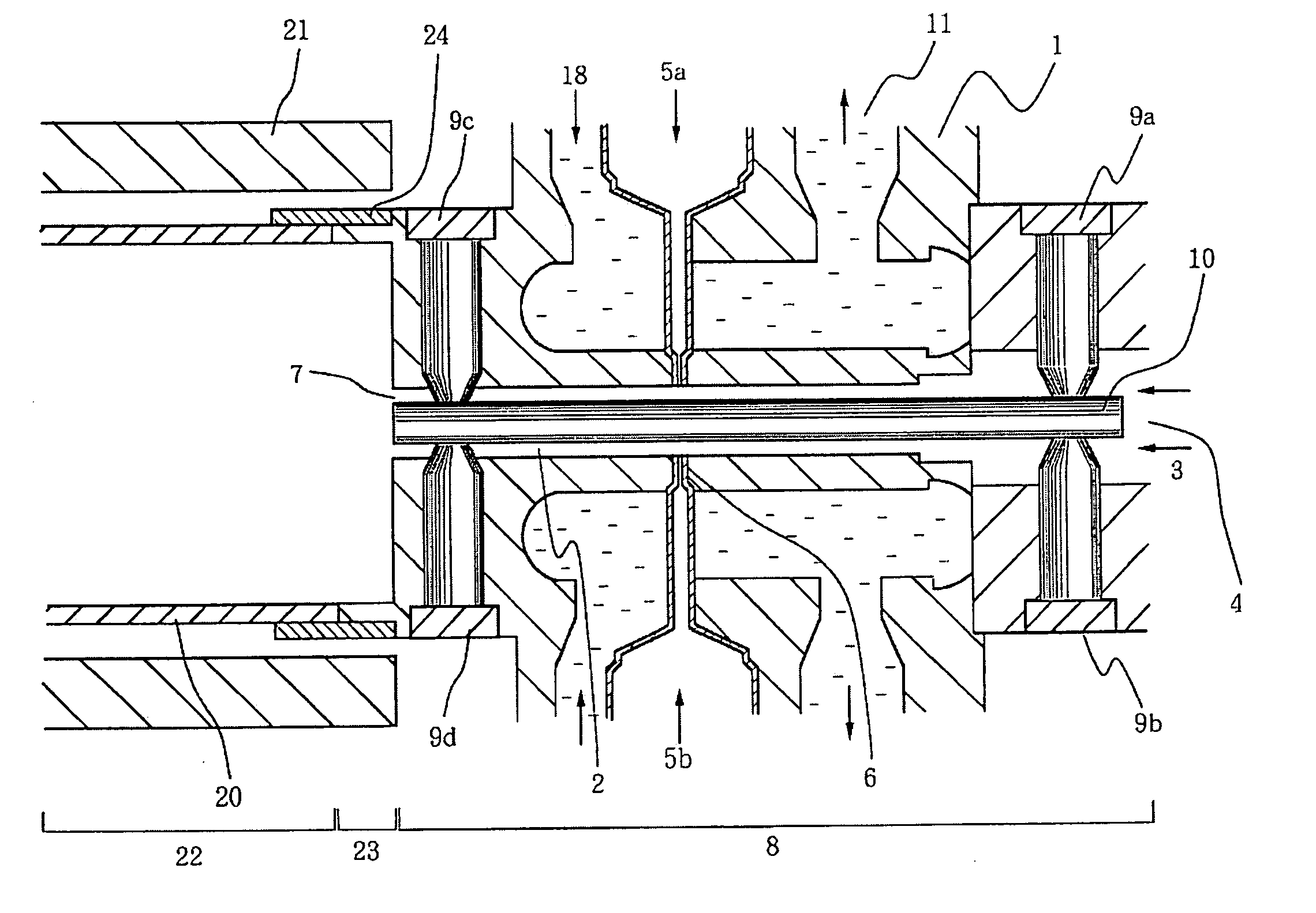 Evaporation method and evaporator