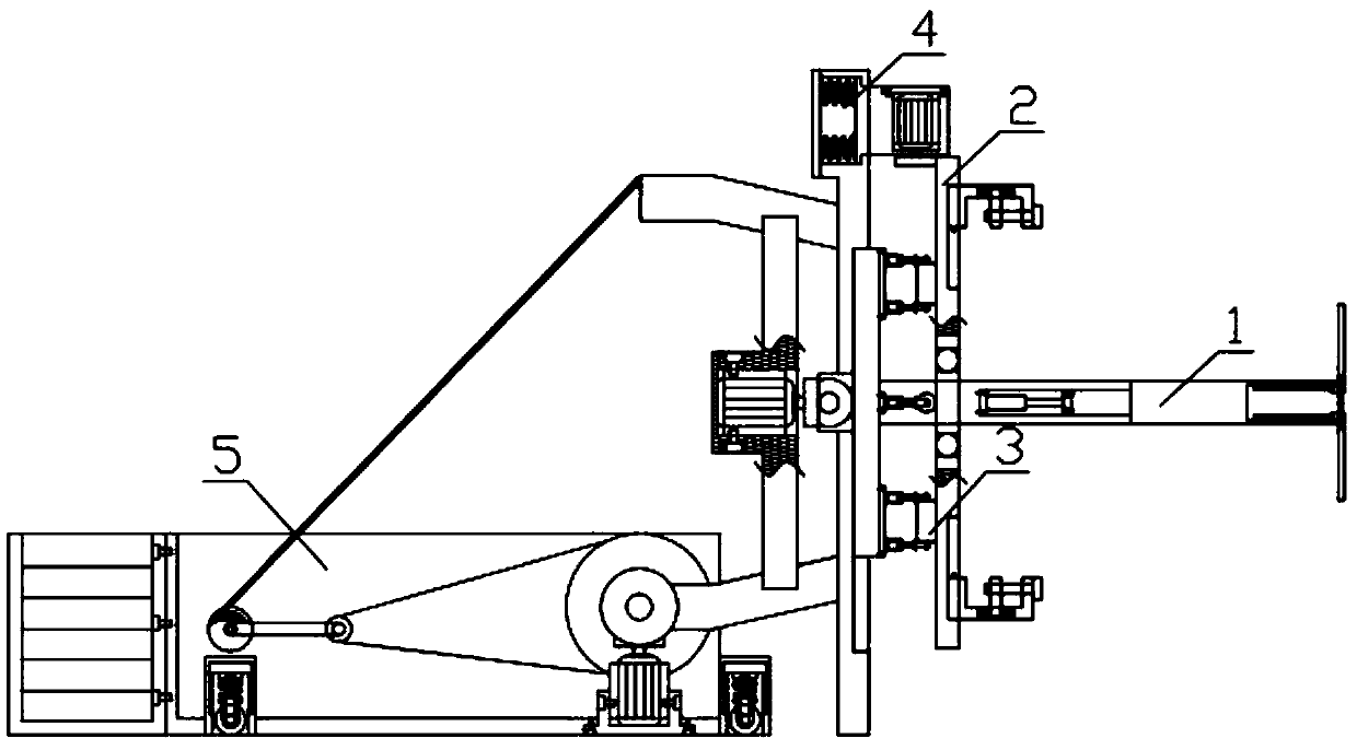 Novel multifunctional cable take-up and pay-off device convenient and fast to use