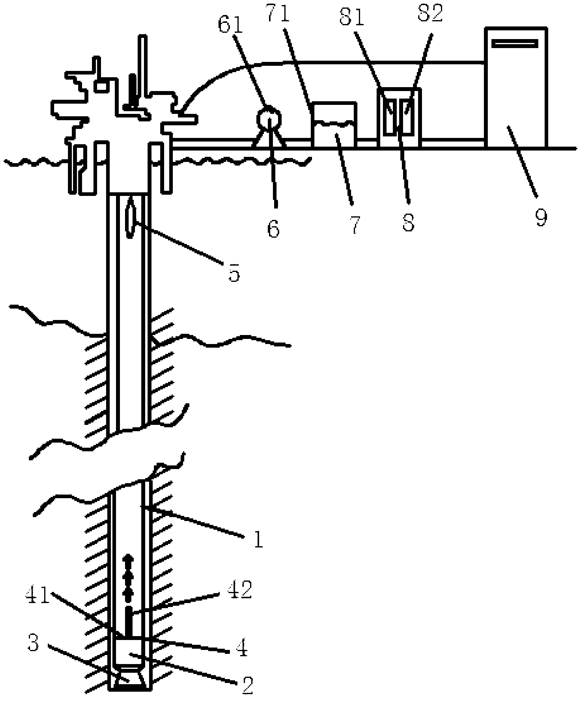 Method and device both based on annulus pressure measuring while drilling and for early monitoring gas invasion of wellhole