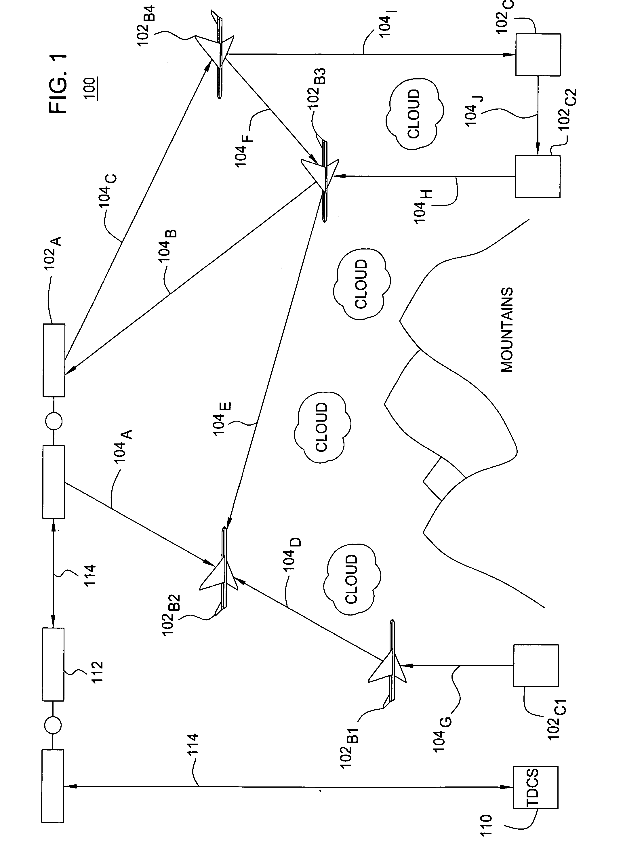 Method and apparatus for identifying network connectivity changes in dynamic networks