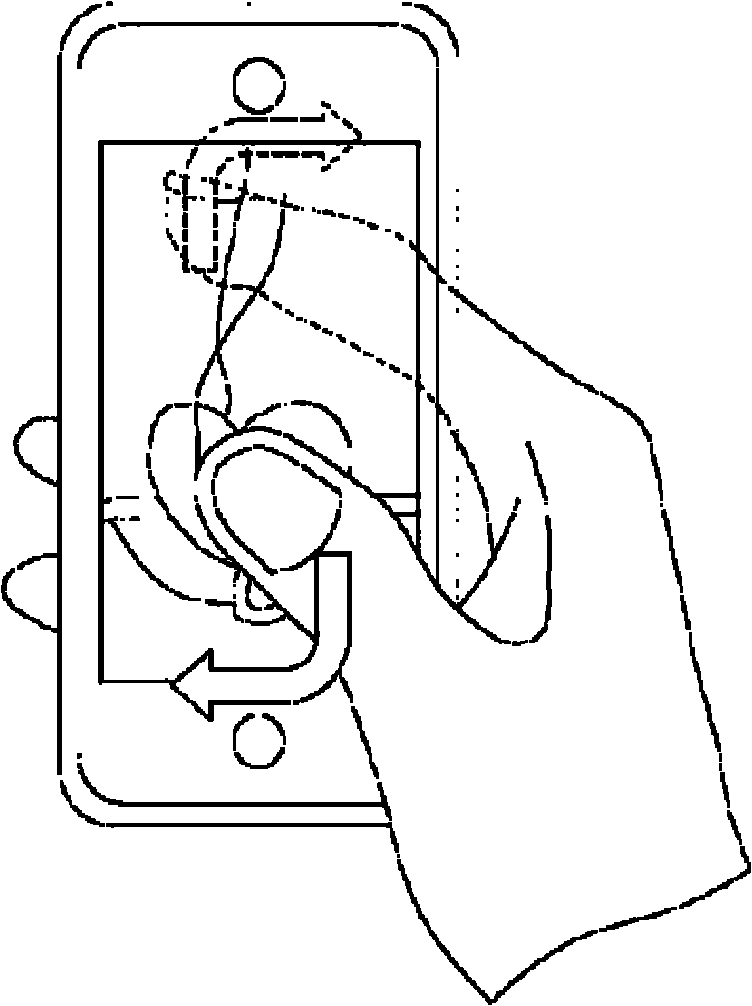 Electronic device with touch input function and touch input method thereof