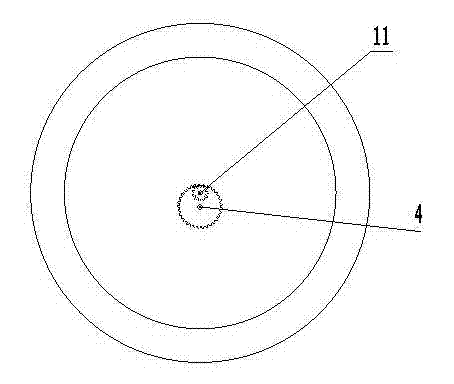 Hole sowing roller device