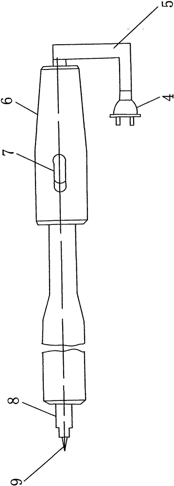 Method for making cloth carving and painting and special electric soldering iron