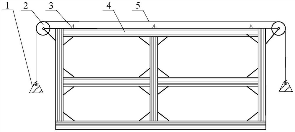 String stringing method for string string type semi-rigid substrate