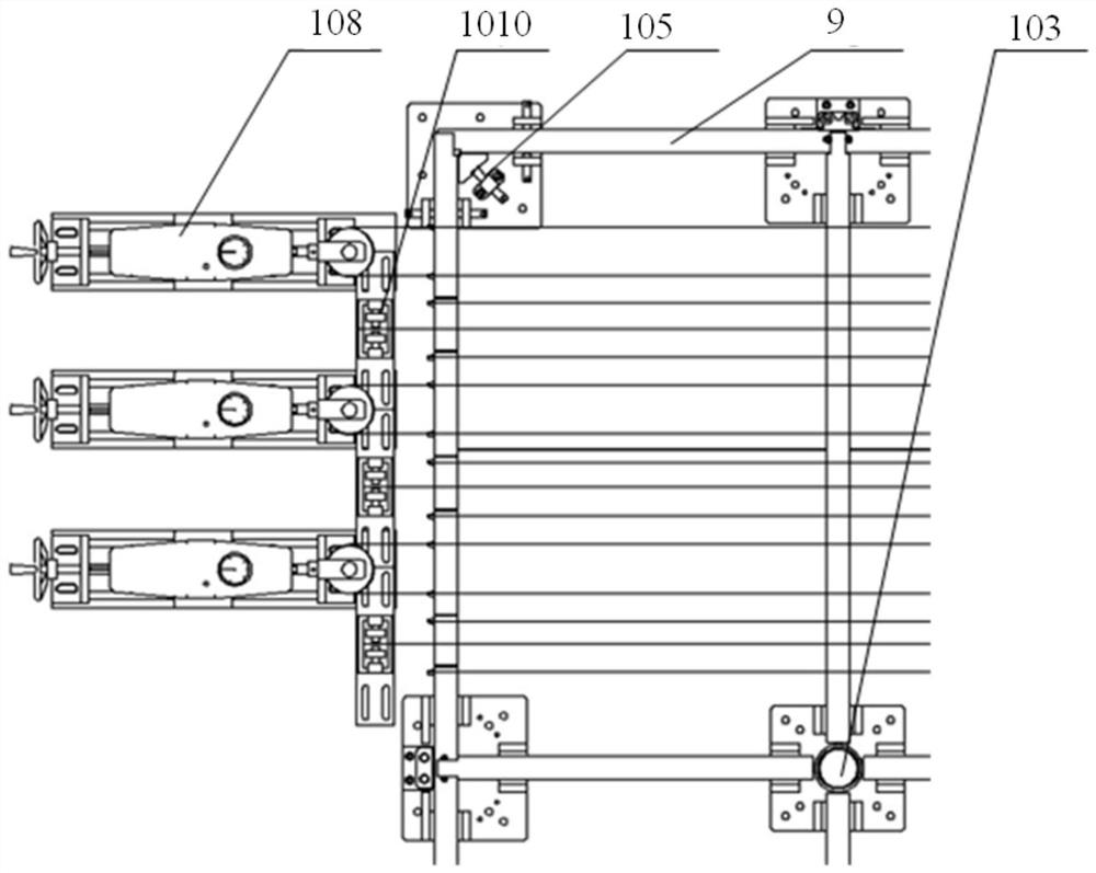 String stringing method for string string type semi-rigid substrate