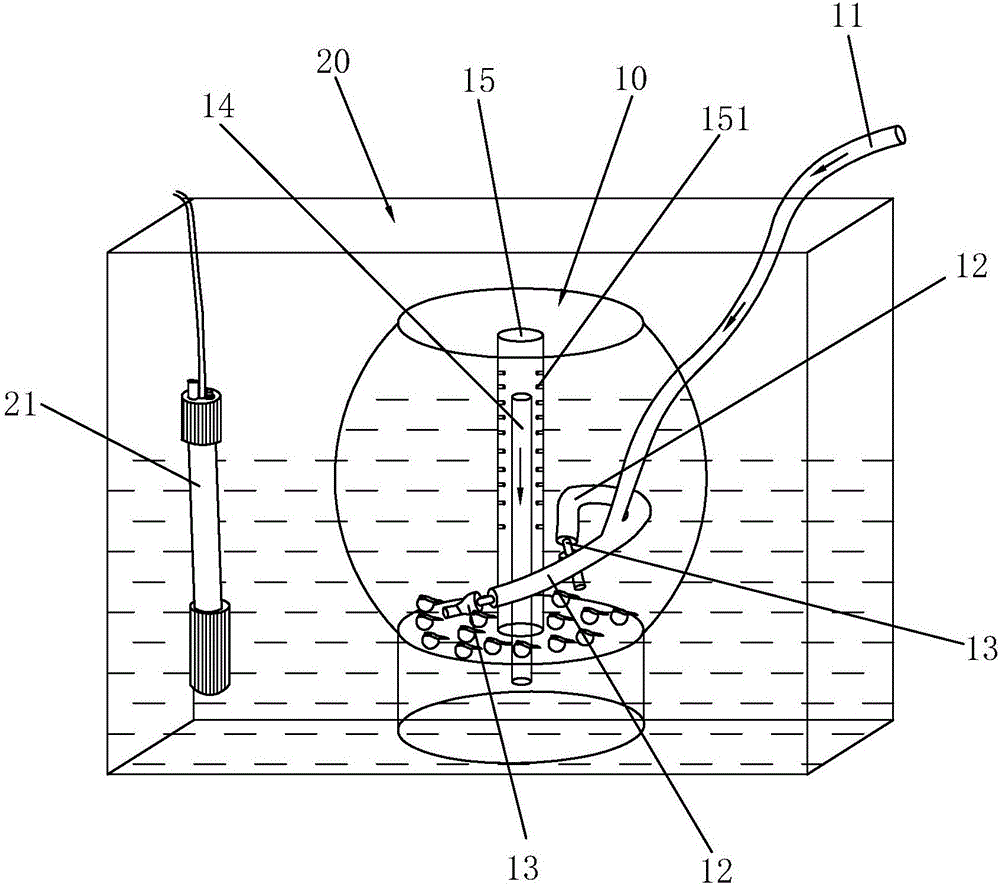 Artificial incubation device for scleropages fry