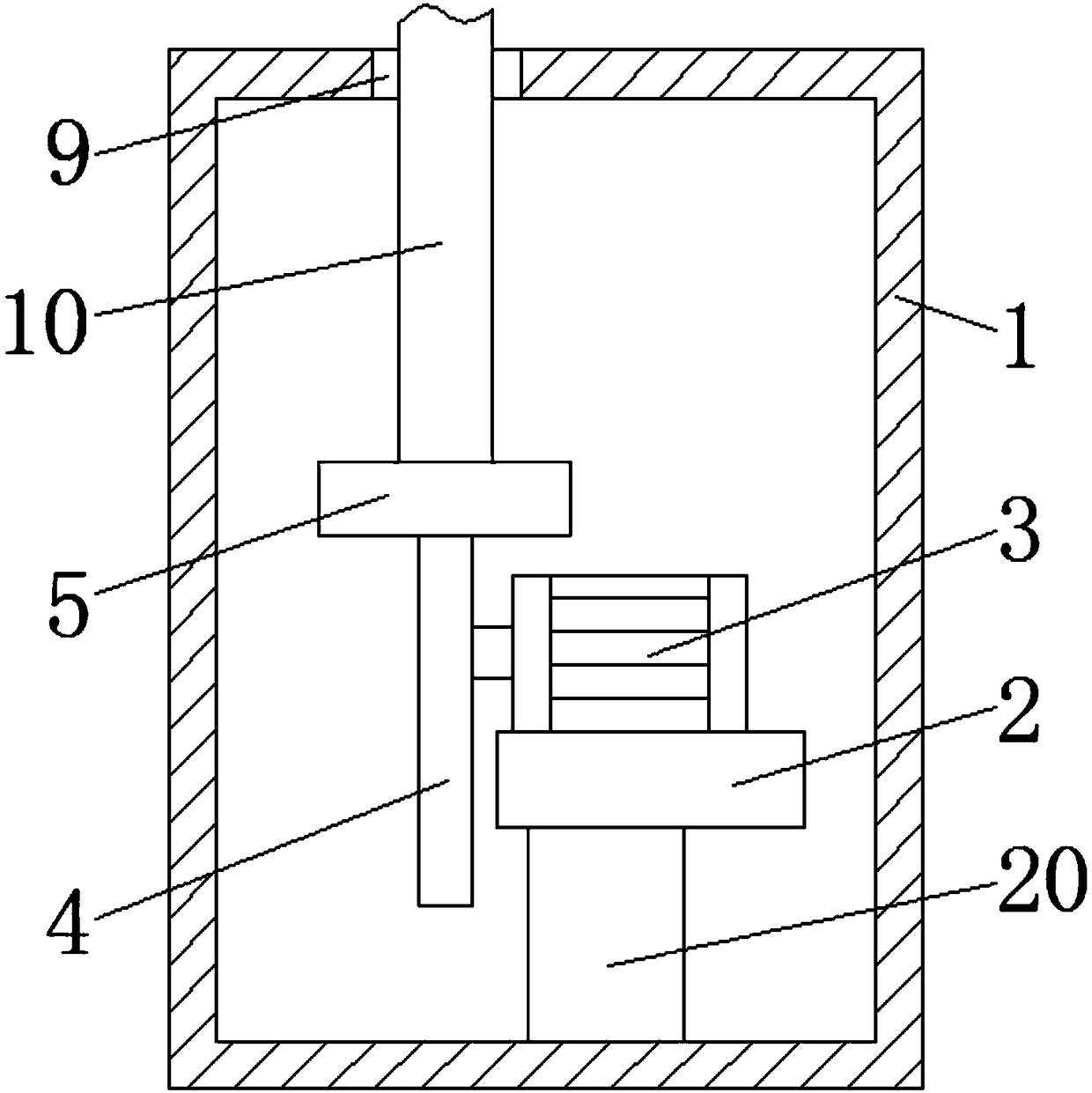 Polishing device for production of robots