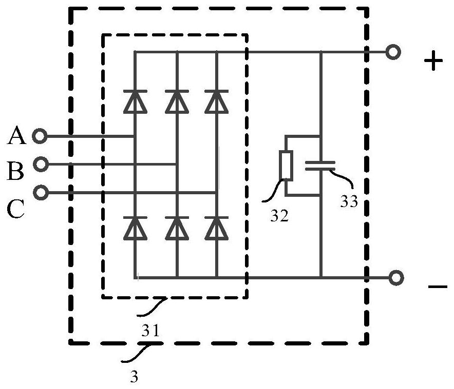 Medium-high voltage power supply quality unified regulator containing distributed energy storage unit