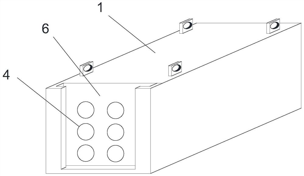 A prefabricated assembled cable laying structure for cable trench facilities