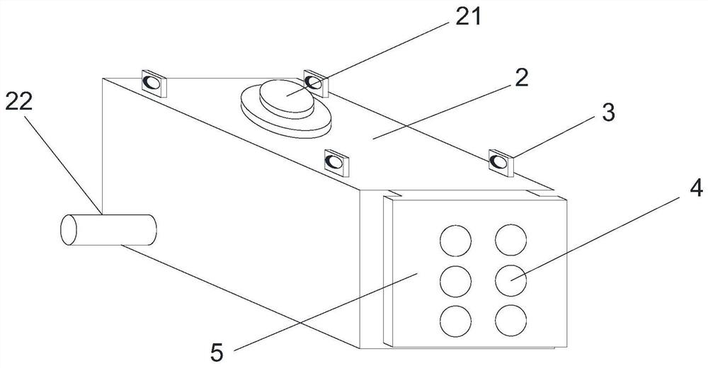 A prefabricated assembled cable laying structure for cable trench facilities