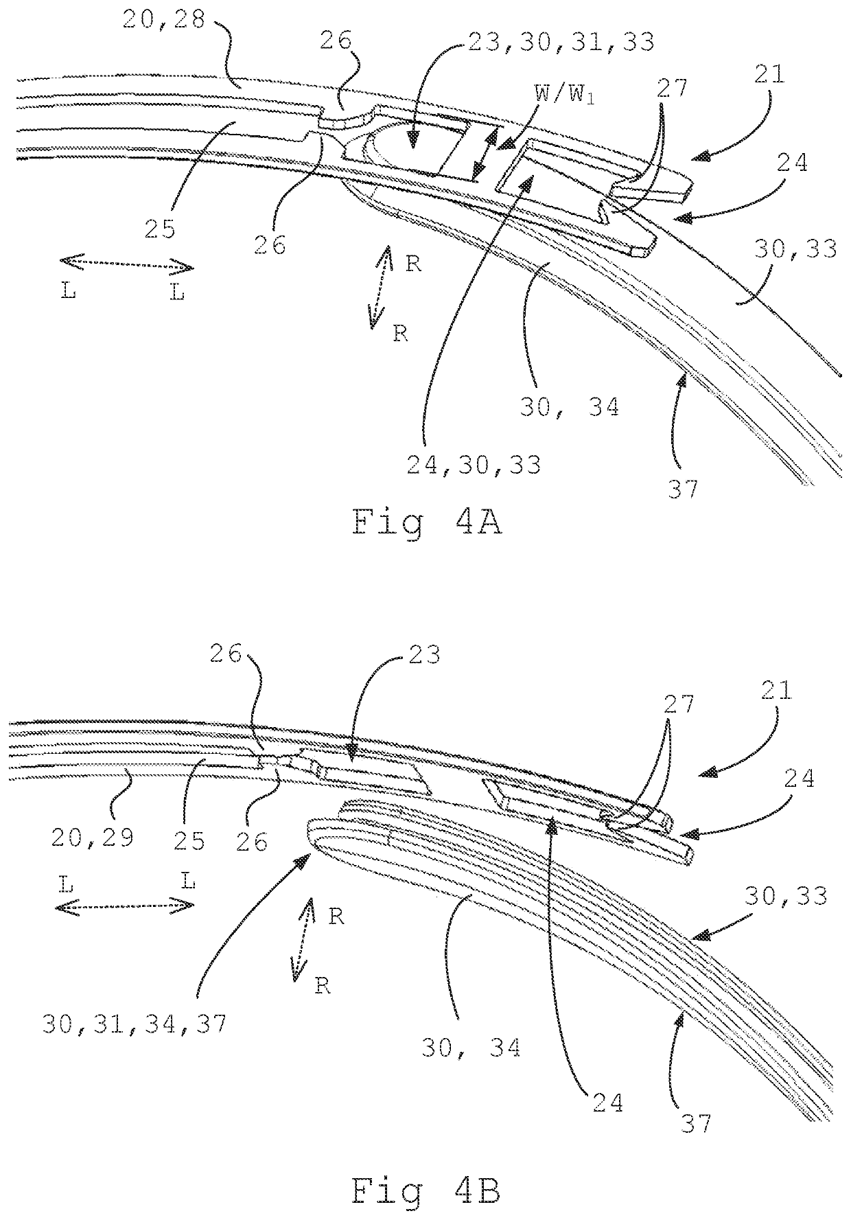 Headband for a headset and a method for assembly of a headband for a headset
