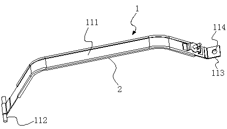 A fuel tank strap and rubber sleeve assembly jig and assembly method thereof